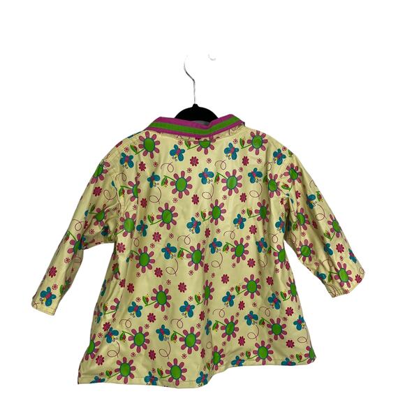 Wippette Kids Floral Printed Collared Rain Jacket Girls 18-24 Months - Picture 4 of 6